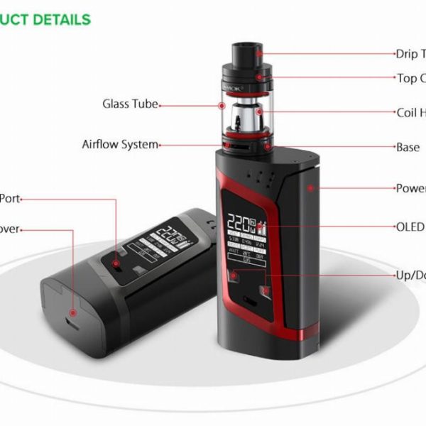 100-original-220w-smok-alien-kit-with-3ml-tfv8-baby-tank-atomizer-alien-220w-box-mod-vape-vaporizer-electronic-cig-smok-alien