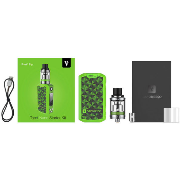 2017-New-Original-Vaporesso-Tarot-Nano-Kit-2ml-Veco-Tank-and-80W-Box-Mod-Vape-green