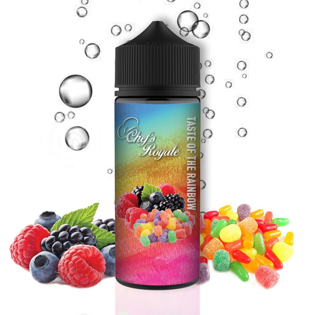 Rainbow Candy e liquid Taste of the rainbow Royal Vape Vape Mod Box