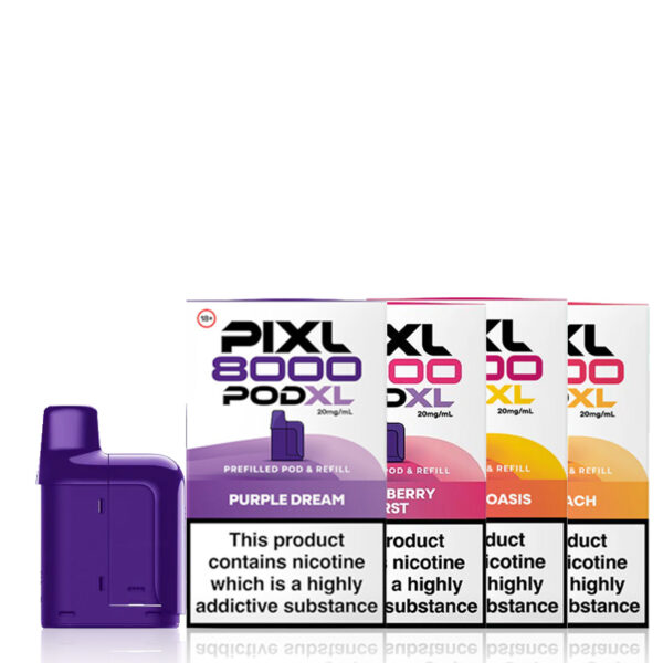 all pods PIXL 8000 Prefilled Pod